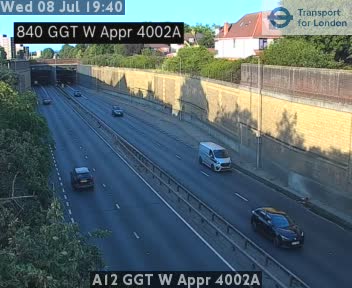 Snapshot from A12 GGT W Appr 4002A