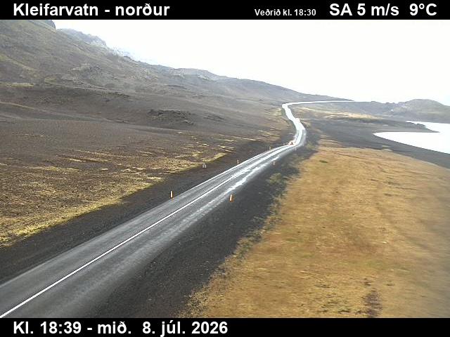 Snapshot from Kleifarvatn — Kleifarvatn séð til norðurs