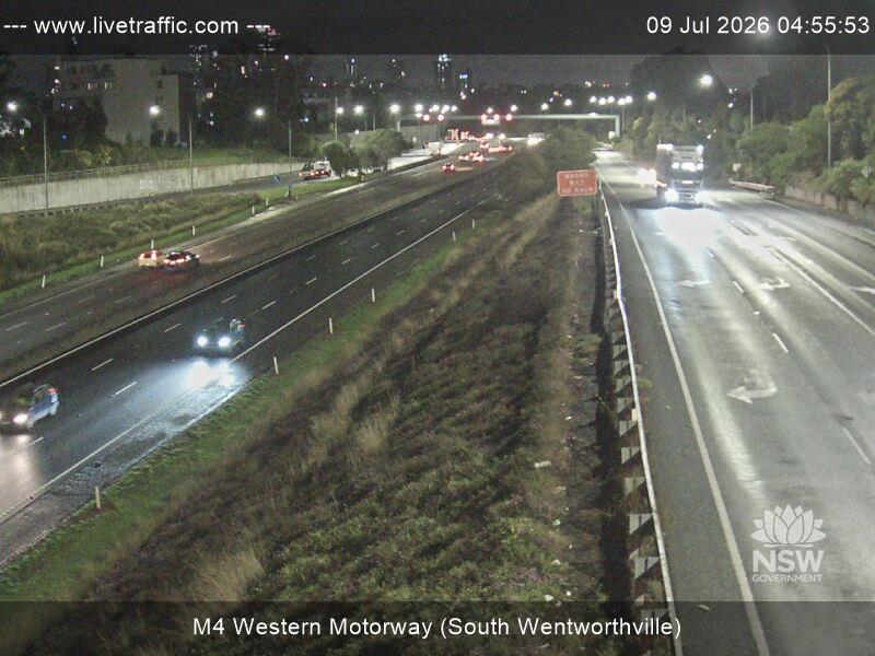 Snapshot from M4 Western Motorway (South Wentworthville)