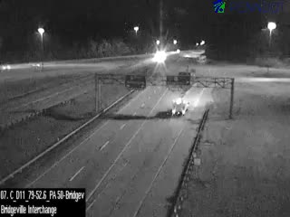 Snapshot from I-79 @ Exit 54 (PA 50 Bridgeville) Southbound