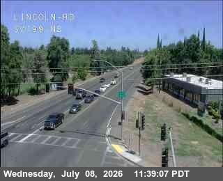 Snapshot from Hwy 99 at Lincoln