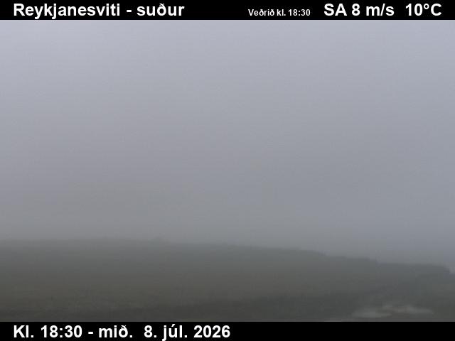 Snapshot from Reykjanesviti — Reykjanesviti séð að Reykjanestá