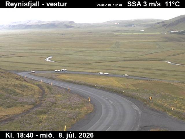 Snapshot from Reynisfjall — Reynisfjall séð til vesturs
