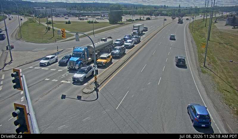 Snapshot from Prince George westbound