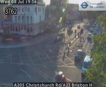 Snapshot from A205 Christchurch Rd/A23 Brixton H