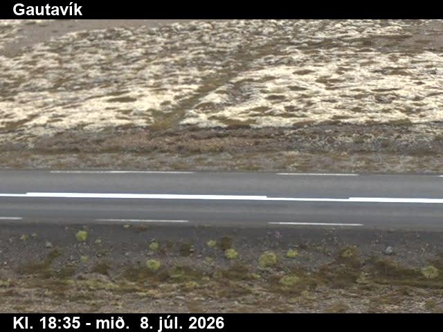 Snapshot from Gautavík — Gautavík niður á veg