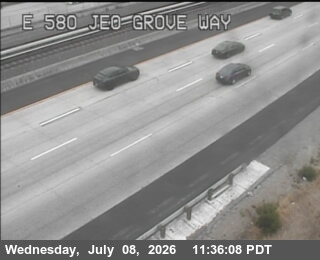 Snapshot from TVA20 -- I-580 : Just East Of Grove Way
