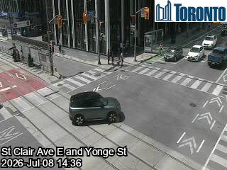 Snapshot from YONGE ST / ST CLAIR AVE
