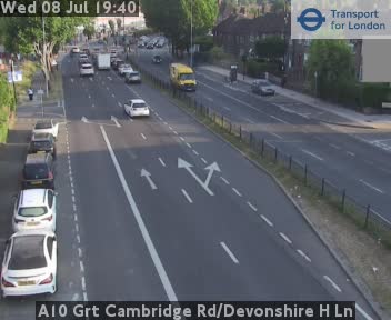 Snapshot from A10 Grt Cambridge Rd/Devonshire H Ln