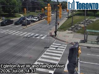Snapshot from EGLINTON AVE W / ISLINGTON AVE