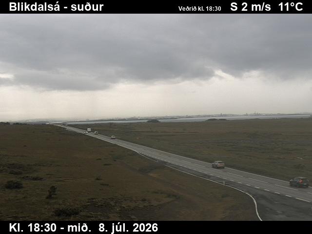 Snapshot from Blikdalsá — Blikdalsá séð til suðurs
