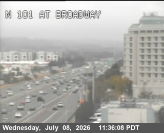 Snapshot from TV414 -- US-101 : N101 at Broadway