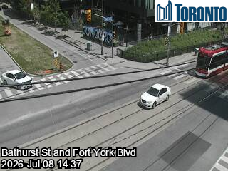Snapshot from BATHURST ST / FORT YORK BLVD