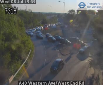 Snapshot from A40 Western Ave/West End Rd