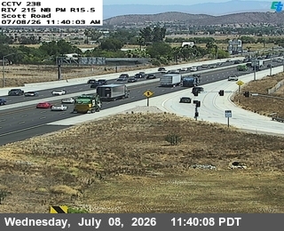 Snapshot from I-215 : (238) Scott Road Offramp