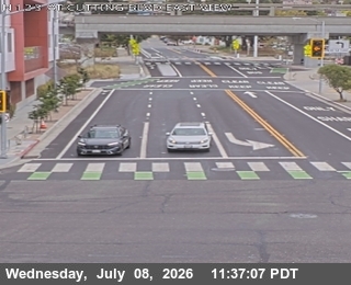 Snapshot from T260E -- SR-123 : Cutting Blvd - Looking East
