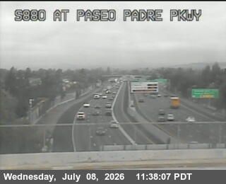 Snapshot from TVB12 -- I-880 : AT PASEO PADRE PKWY