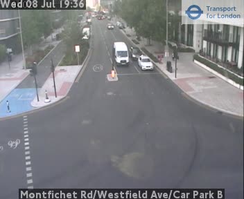Snapshot from Montfichet Rd/Westfield Ave/Car Park B