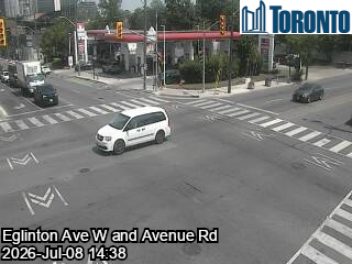 Snapshot from EGLINTON AVE W / AVENUE RD