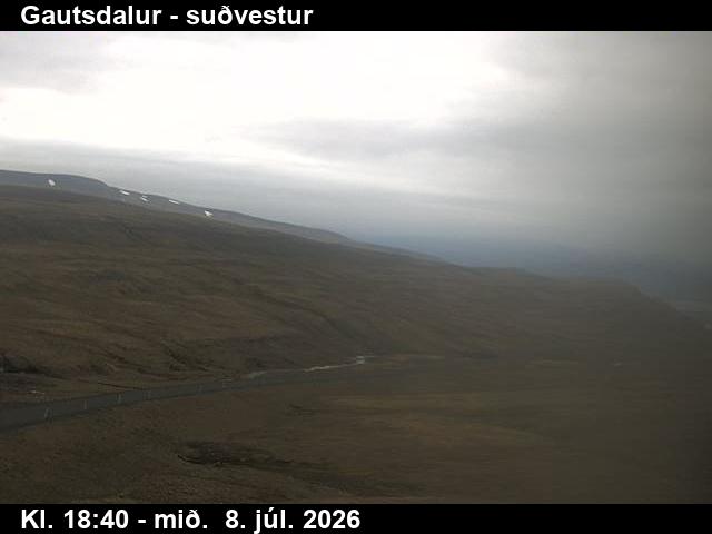 Snapshot from Gautsdalur — Gautsdalur til suðvesturs