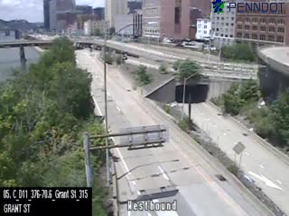 Snapshot from I-376 @ Exit 71A (Grant St) Eastbound