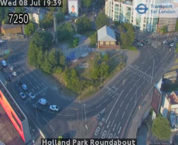 Snapshot from Holland Park Roundabout