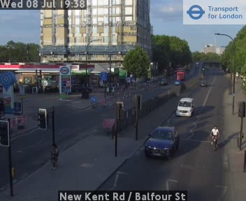 Snapshot from New Kent Rd / Balfour St