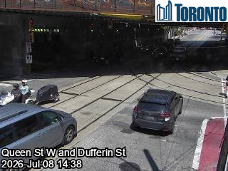 Snapshot from QUEEN ST W / DUFFERIN ST