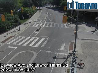 Snapshot from BAYVIEW AVE / LAWREN HARRIS SQ
