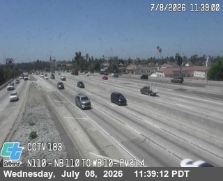 Snapshot from I-110 : (183) NB 110 to WB 10