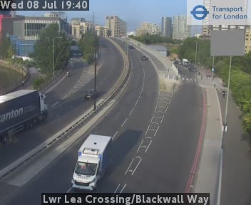 Snapshot from Lwr Lea Crossing/Blackwall Way
