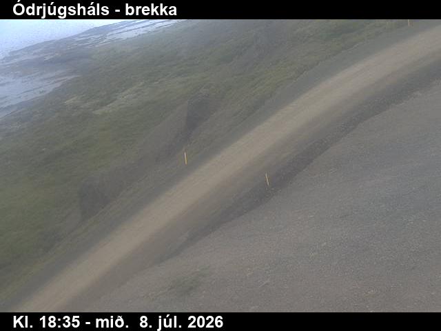 Snapshot from Ódrjúgsháls — Ódrjúgsháls brekka