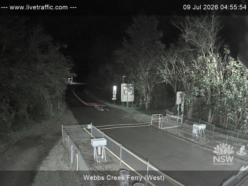 Snapshot from Webbs Creek ferry (West)