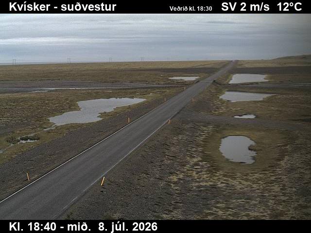 Snapshot from Kvísker — Kvísker séð til suðvesturs