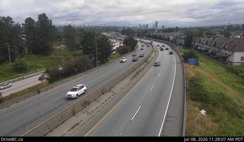 Snapshot from Hwy 91A at Boundary Road - W