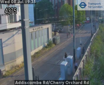 Snapshot from Addiscombe Rd/Cherry Orchard Rd