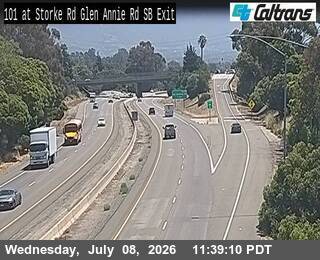 Snapshot from US-101 : Glen Annie Road SB Exit