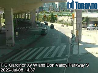 Snapshot from F G GARDINER XY W / CHERRY ST