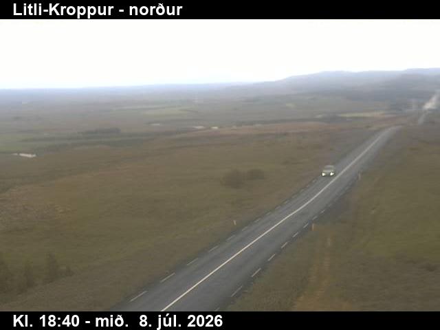 Snapshot from Litli-Kroppur — Litli-Kroppur til norðurs