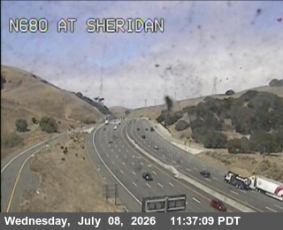 Snapshot from TVA22 -- I-680 : AT SHERIDAN RD