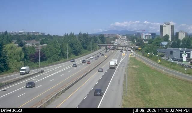 Snapshot from Hwy 99 at Shell Road