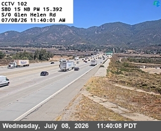 Snapshot from I-15 : (102) N of Glen Helen Parkway
