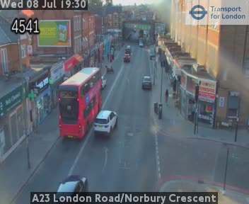 Snapshot from A23 London Road/Norbury Crescent