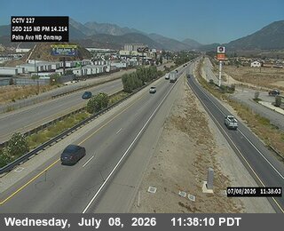 Snapshot from I-15 : (227) Onramp Palm Ave NB