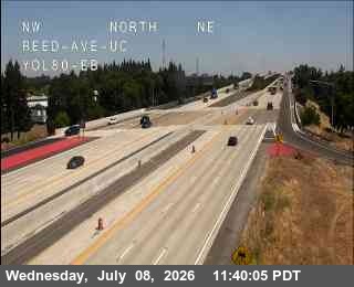 Snapshot from Hwy 80 at Reed