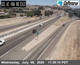 Snapshot from US-101 : SR-46 West Offramp