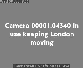 Snapshot from Camberwell Ch St/Vicarage Grve