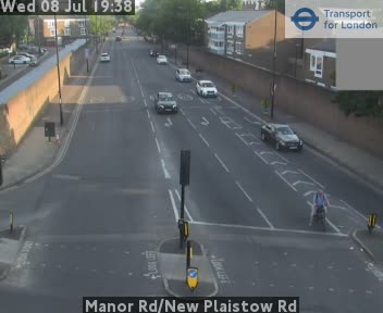 Snapshot from Manor Rd/New Plaistow Rd