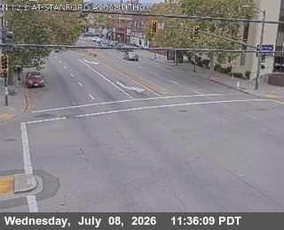 Snapshot from T263S -- SR-123 : AT STANFORD AV Looking South