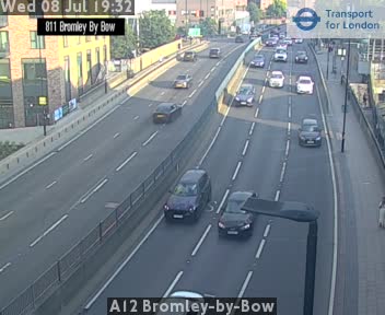 Snapshot from A12 Bromley-by-Bow